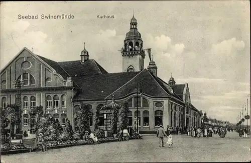 Ak Świnoujście Swinemünde Pommern, Kurhaus