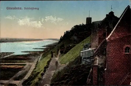 Ak Grudziądz Graudenz Westpreußen, Schlossberg