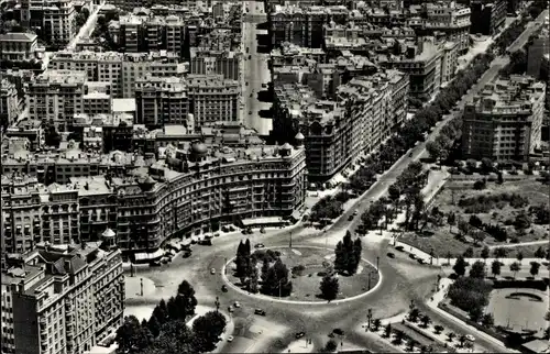 Ak Barcelona Katalonien Spanien, Plaza de Calvo Sotelo