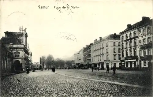 Ak Namur Wallonien, Place de la Station