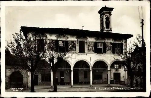 Ak Lugano Kanton Tessin Schweiz, Chiesa di Loreto