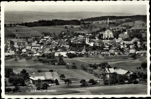 Ak Châtel Saint Denis Kanton Freiburg, Panorama