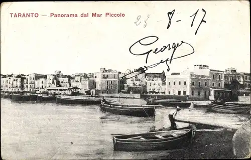 Ak Tarent Taranto Puglia, Panorama dal Mar Piccolo