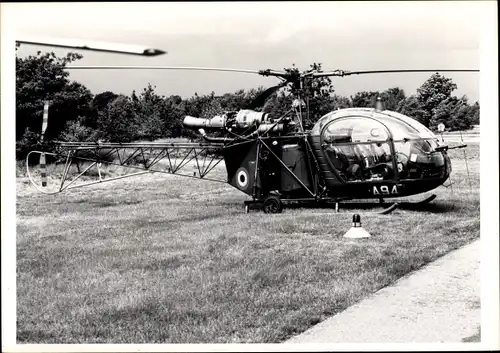 Foto Französischer Militärhubschrauber, Alouette II