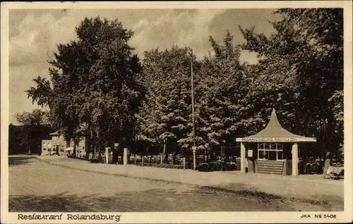 Ak Grafenberg Düsseldorf am Rhein, Restaurant Rolandsburg, Rennbahnstraße 2