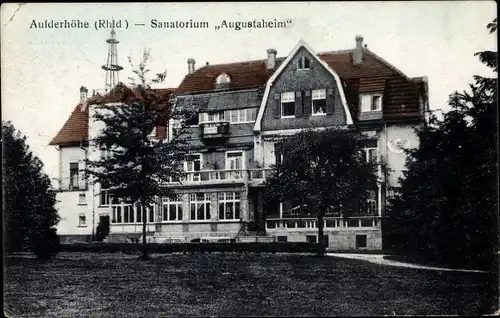 Ak Aufderhöhe Solingen, Sanatorium Augustaheim