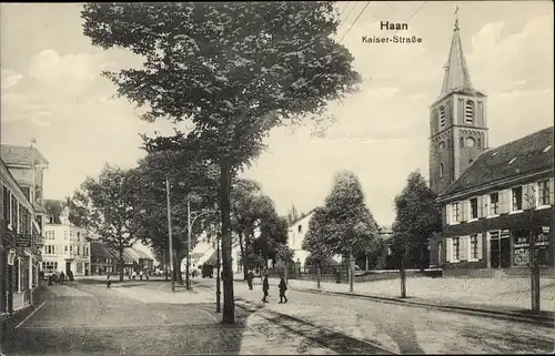 Ak Haan im Rheinland, Kaiserstraße