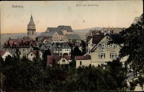 Ak Backnang in Württemberg, Blick auf den Ort