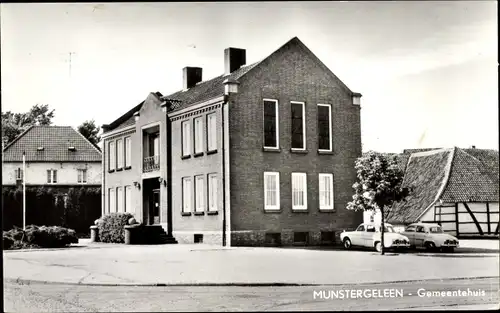 Ak Munstergeleen Limburg Niederlande, Gemeentehuis