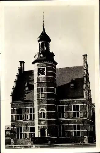 Ak Gennep Nordbrabant Niederlande, Raadhuis