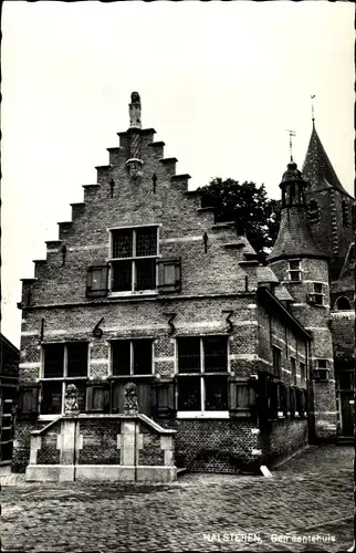 Ak Halsteren Nordbrabant, Gemeentehuis