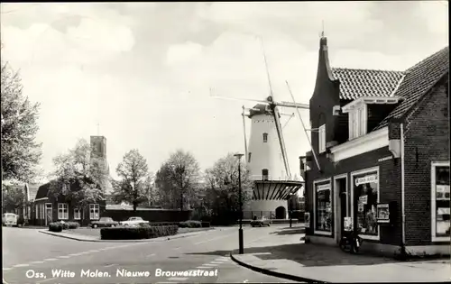 Ak Oss Nordbrabant, Witte Molen, Nieuwe Brouwerstraat
