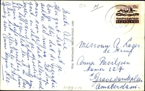 Ak Oss Nordbrabant, Witte Molen, Nieuwe Brouwerstraat