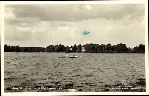 Ak Skånes Värsjö Schweden, Värsjönäs fran Snapphancön