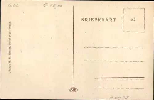 Ak Montferland Gelderland Niederlande, Gezicht o/d Zeddamschen Molen, Windmühle