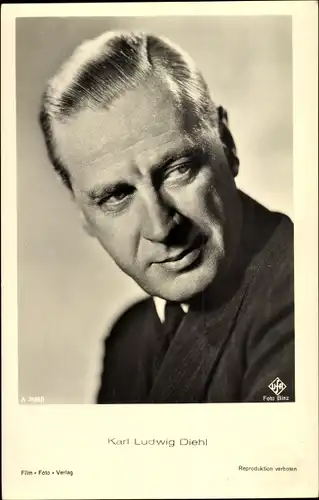 Ak Schauspieler Karl Ludwig Diehl, Portrait