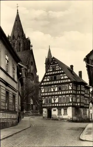 Ak Arnstadt in Thüringen, An der Liebfrauenkirche