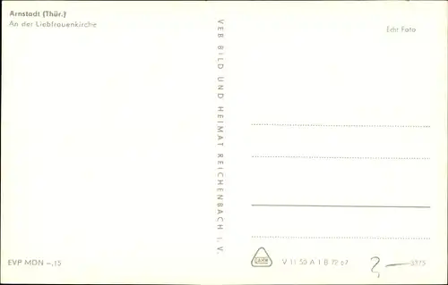 Ak Arnstadt in Thüringen, An der Liebfrauenkirche