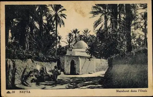 Ak Nefta Tunesien, Marabout dans l'Oasis
