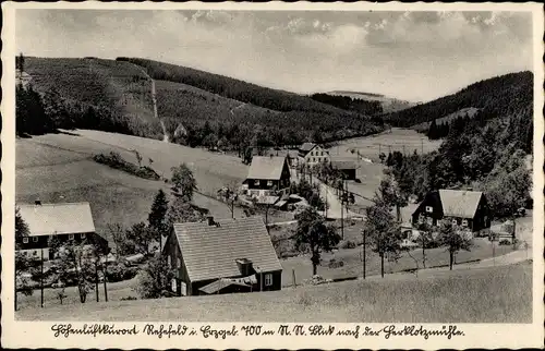 Ak Rehefeld Zaunhaus Altenberg im Erzgebirge, Blick nach der Herklotzmühle