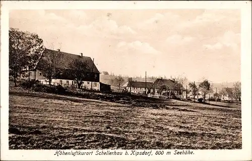 Ak Schellerhau Altenberg im Erzgebirge, Ortsansicht, Wohnhäuser