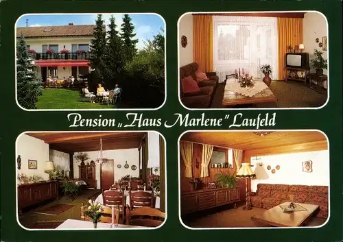 Ak Laufeld in der Eifel, Pension Haus Marlene, Inneres