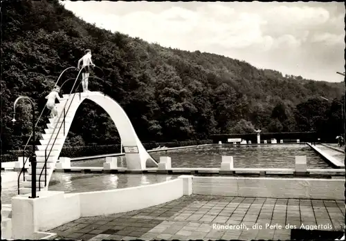 Ak Ründeroth Engelskirchen im Oberbergischen Kreis, Schwimmbad
