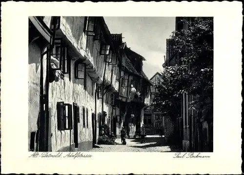 Ak Detmold in Nordrhein Westfalen, Adolfstraße