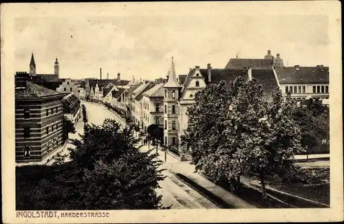 Ak Ingolstadt in Oberbayern, Harderstraße
