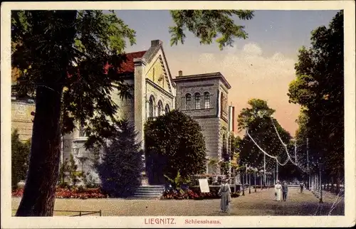 Ak Legnica Liegnitz Schlesien, Schiesshaus