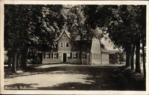 Ak Bayreuth in Oberfranken, Gasthaus Dorothea Rollwenzel, Rollwenzelei