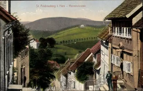 Ak Sankt Andreasberg Braunlage im Oberharz, Herrenstraße