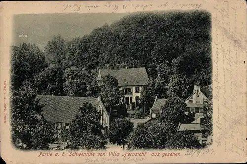 Ak Raisdorf Schwentinental Schleswig Holstein, An der Schwentine, von Villa Fernsicht gesehen