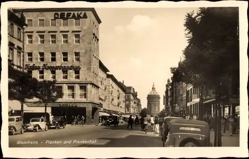 Ak Mannheim in Baden, Planken und Plankenhof, DEFAKA