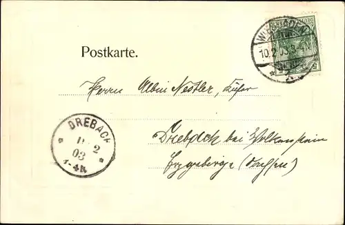 Präge Ak Wiesbaden in Hessen, Hotel Kaiserhof und Augusta Victoria-Bad