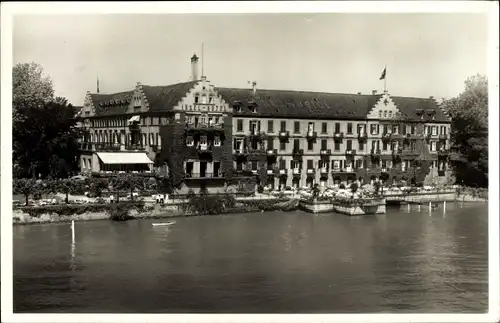 Ak Konstanz am Bodensee, Blick zum Hotel