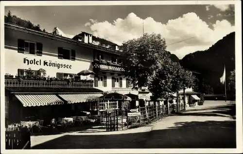 Ak Königsee Königssee Oberbayern, Hotel Königssee