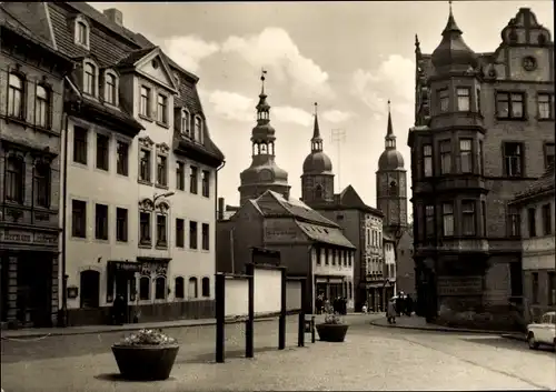 Ak Lutherstadt Eisleben, Sangerhausener Straße, Geschäft Lindrath, Lederwaren Schäffner