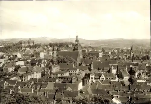 Ak Lutherstadt Eisleben, Blick vom Weinberg