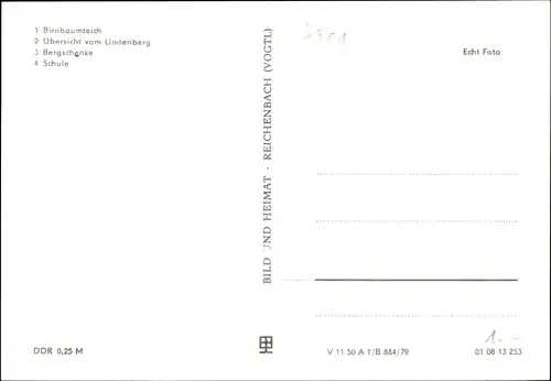 Ak Straßberg Harzgerode am Harz, Birnbaumteich, Übersicht, Bergschenke, Schule