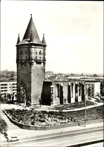 Ak Merseburg an der Saale, Kirchenruine St. Sixti