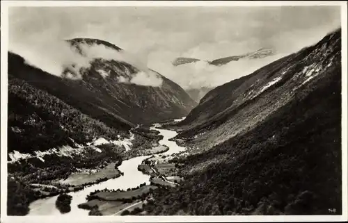 Ak Aandalsnes Romsdalen Norwegen, Panorama