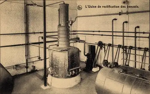 Ak Houdeng Aimeries Wallonien Hennegau, Charbonnages du Bois du Luc, L'Usine de rectification