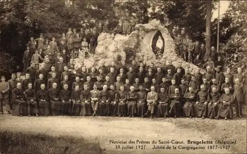 Ak Brugelette Wallonien Hennegau, Noviciat des Pretres du Sacre Coeur, Jubile de la Congregation