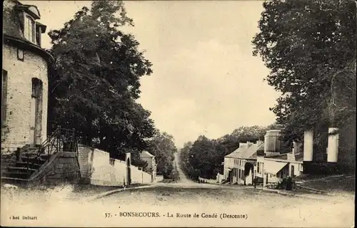 Ak Bon Secours Bonsecours Péruwelz Hennegau, LaRoute de Conde