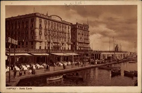 Ak Napoli Neapel Campania, Santa Lucia