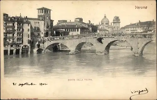 Ak Verona Veneto, Ponte della Pietra