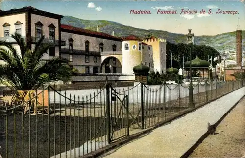 Ak Funchal Insel Madeira Portugal, Palacio de S. Lourenco