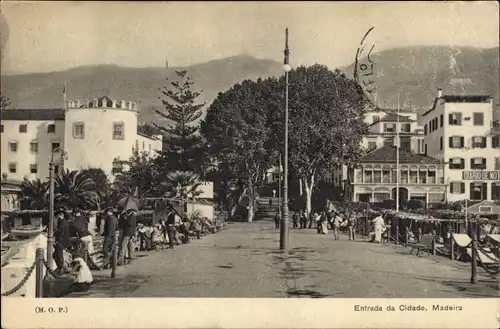 Ak Funchal Insel Madeira Portugal, Entrada da Cidade
