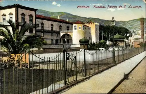 Ak Funchal Insel Madeira Portugal, Palácio de São Lourenço